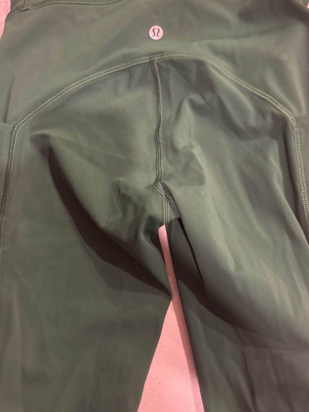 Lululemon Green High Waisted Capris Size 4